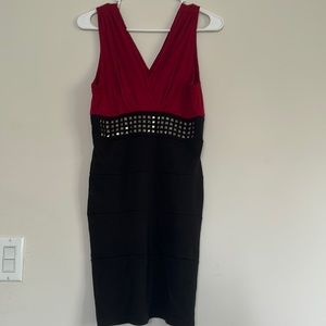 Red and Black BELINDA dress